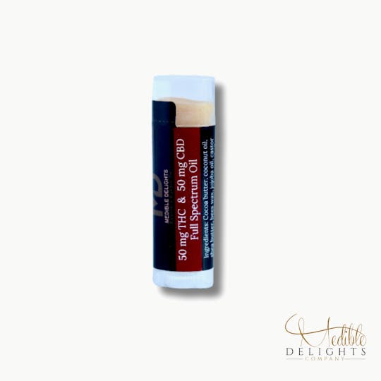 Medible Delights - Lip Balm Full Spectrum (FECO) 50mg THC : 50mg CBD - 1