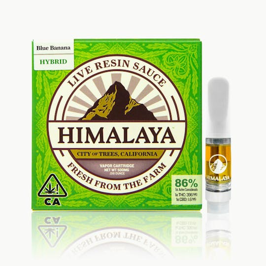 HIMALAYA - Blue Banana (Live Sauce). Cartridge - 0.5G - 1