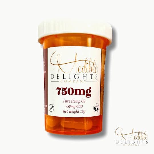 Medible Delights - CBD Capsules | 25mg CBD | 30pk - 1