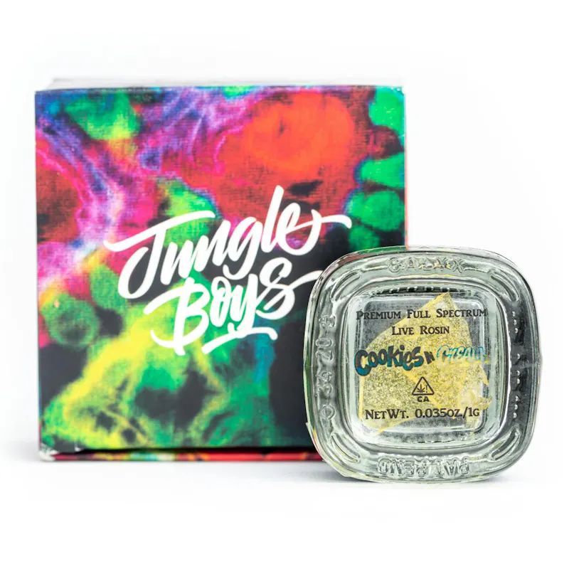 Jungle Boys Cookies N Cream - 1g Full Spectrum Live Rosin concentrate