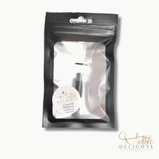 Medible Delights - THC Full Spectrum ( FECO ) cannabis oil 1g syringe - 1