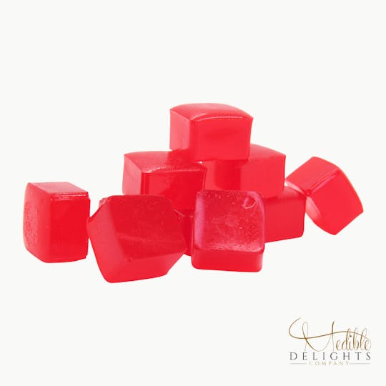 Medible Delights - CBD Raspberry Gummies 100mg (No THC) - 1