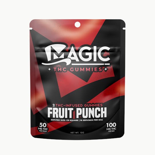 Magic Cannabis - Magic Edibles - Fruit Punch Gummies 100MG - 1