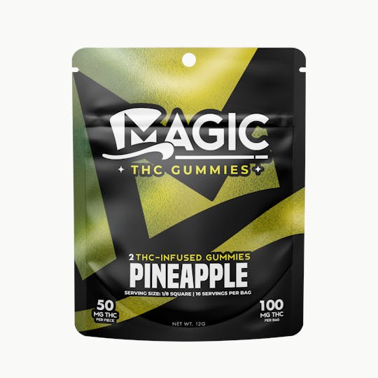 Magic Cannabis - Magic Edibles - Pineapple Gummies 100MG - 1