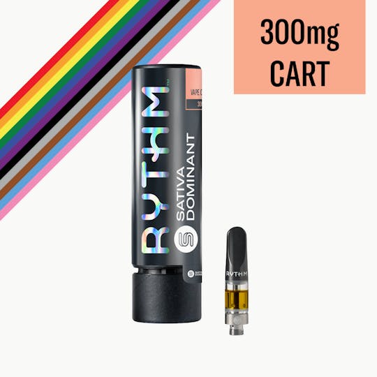 RYTHM - RYTHM Sativa Dominant Vape Cartridge Strainbow 300mg - 1
