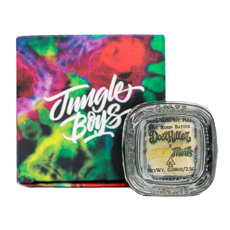 Jungle Boys Dosi Killer x Lemon Mints - 2.5g 104u Live Rosin Batter