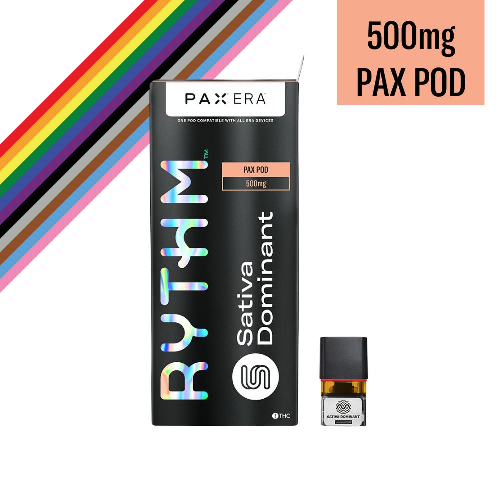RYTHM - RYTHM Sativa Dominant PAX Pod Strainbow 500mg - 1