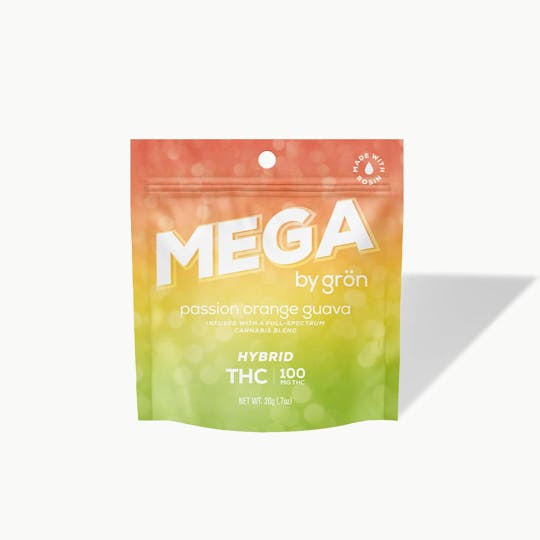 Grön Edibles - Grön THC Passion Orange Guava Mega Pearl - 1