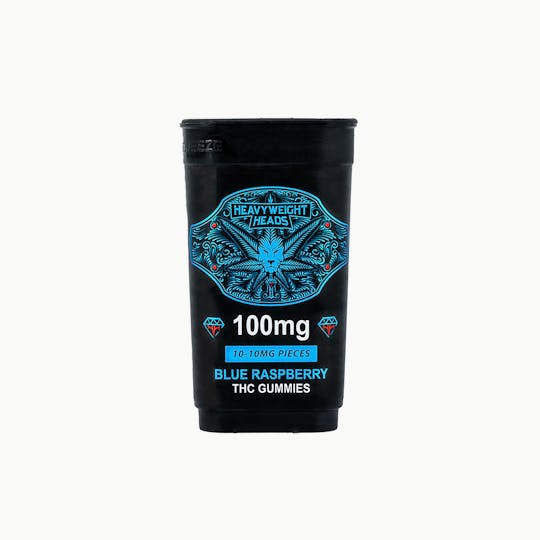 Heavyweight Heads - Blue Raspberry 100mg Gummies - 1