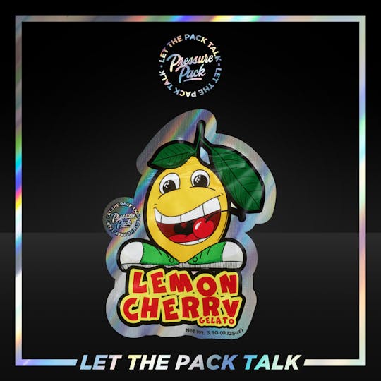 Pressure Pack - Pressure Pack Lemon Cherry Gelato Flower 3.5g - 1