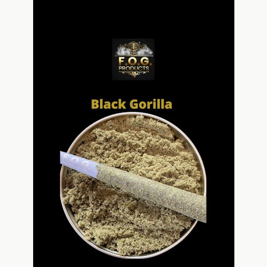 FOG Products - Black Gorilla Kief Rolled Burner 1.5G+ (Hybrid) - 1