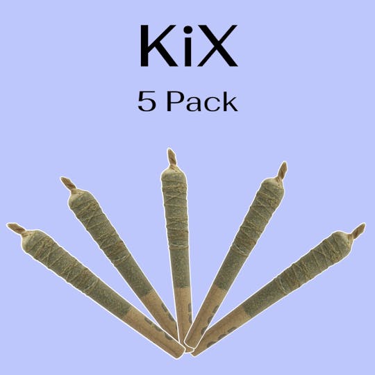 Daedalus Craft Cannabis - KiX Pre-Roll w/ Rosin & Kief Coating - 1 1/4s - 5 pack - 1