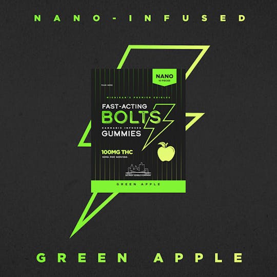 Detroit Edibles - Green Apple Bolts - 1