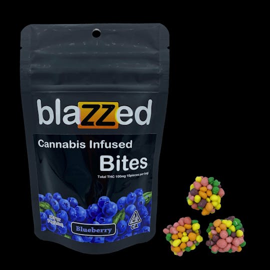 Blazzed - Blazzed Bites - Blueberry - 1