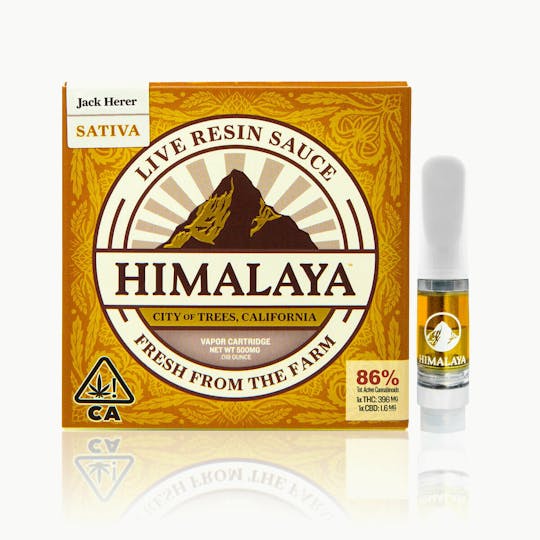 HIMALAYA - Jack Herer (Live Sauce) Cartridge - 0.5G - 1