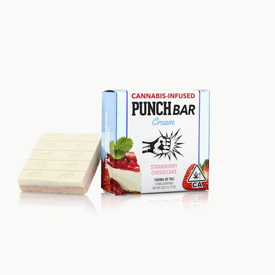 Punch Edibles & Extracts - Strawberry Cheesecake White Chocolate PunchBar - 1