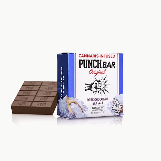 Punch Edibles & Extracts - Sea Salt Dark Chocolate PunchBar - 1