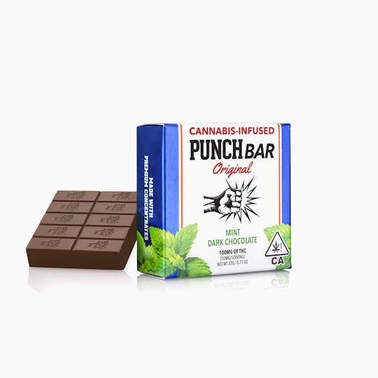 Punch Edibles & Extracts - Mint Dark Chocolate PunchBar - 1