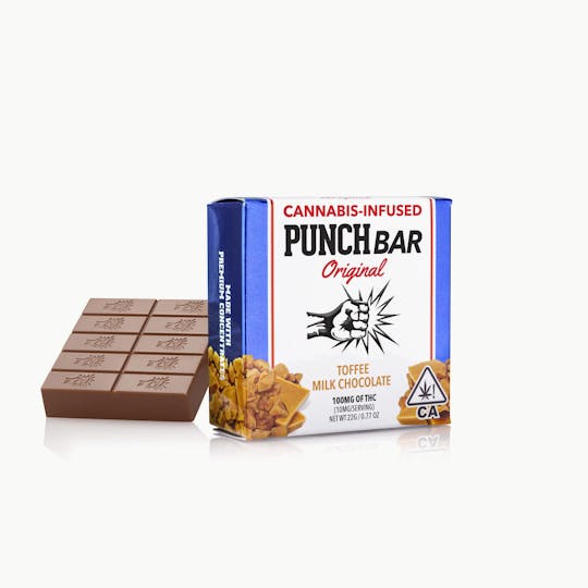 Punch Edibles & Extracts - Toffee Milk Chocolate PunchBar - 1