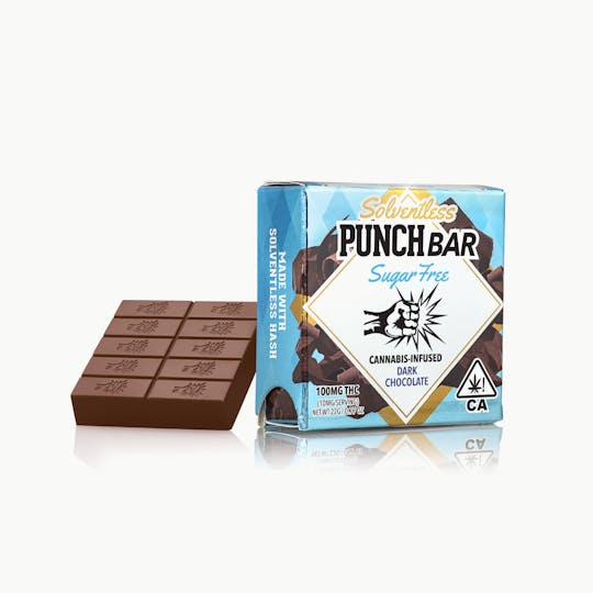 Punch Edibles & Extracts - Sugar Free Dark Chocolate PunchBar - 1