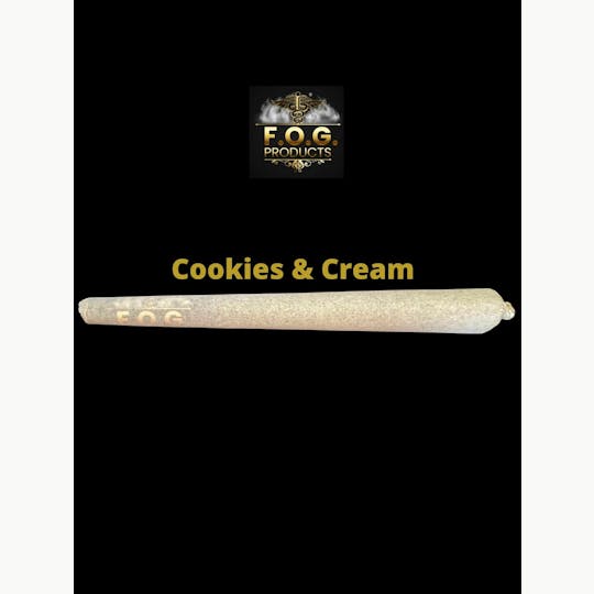 FOG Products - Cookies & Cream indoor pre roll 1G+ - 1