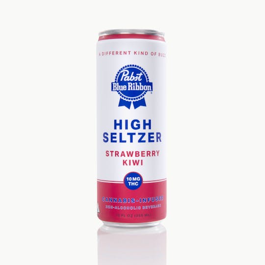 Pabst (PBR) - PABST | PBR Infused High Seltzer - STRAWBERRY KIWI | 10mg | Single Can - 1