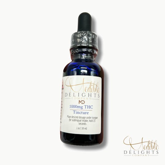 Medible Delights - 1000mg THC Tincture - 1