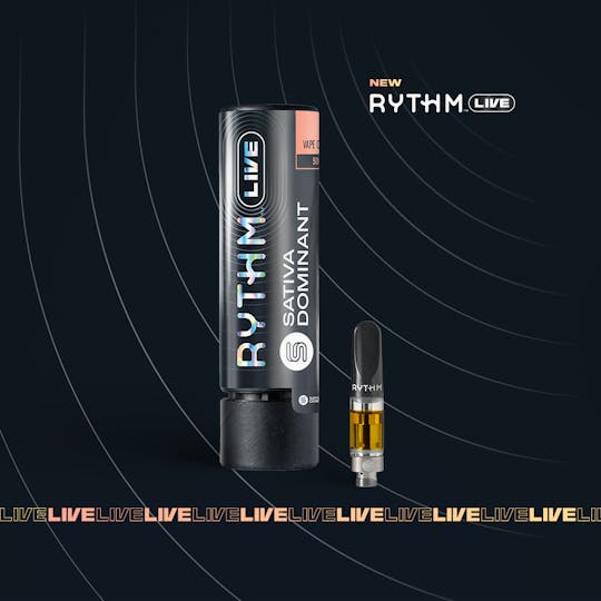 RYTHM - RYTHM LIVE Sativa Dominant Vape Cartridge Golden Goat 500mg - 1