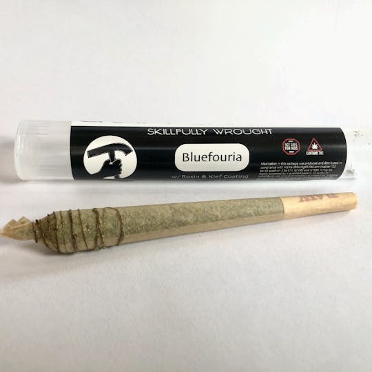 Daedalus Craft Cannabis - Bluefouria Pre-Roll w/ Rosin & Kief Coating - King Size - Single - 1