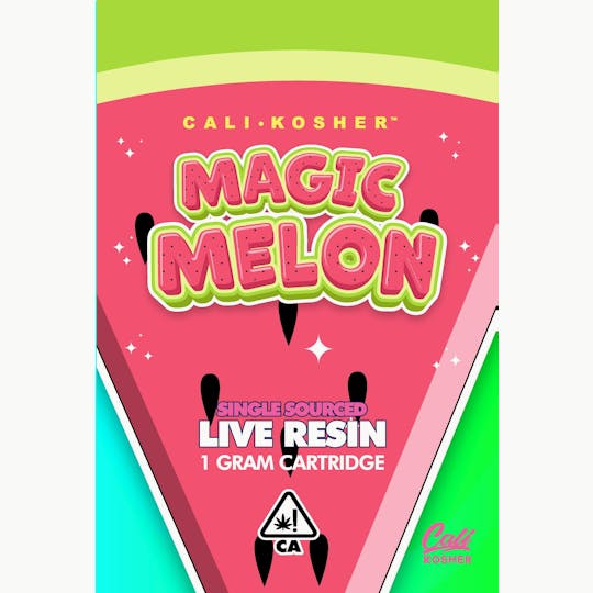 Cali Kosher - Magic Melon- Live Resin 1g Cartridges - 1