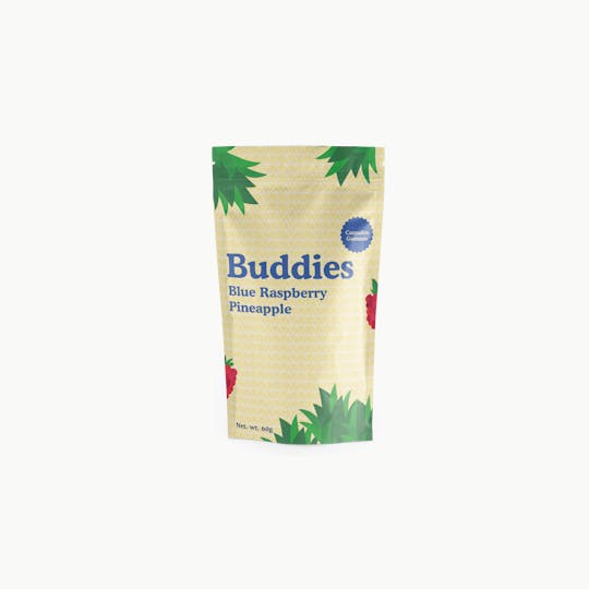 Friend Jen and Co - Buddies Gummi's • Plus CBD • Blue Raspberry - 1