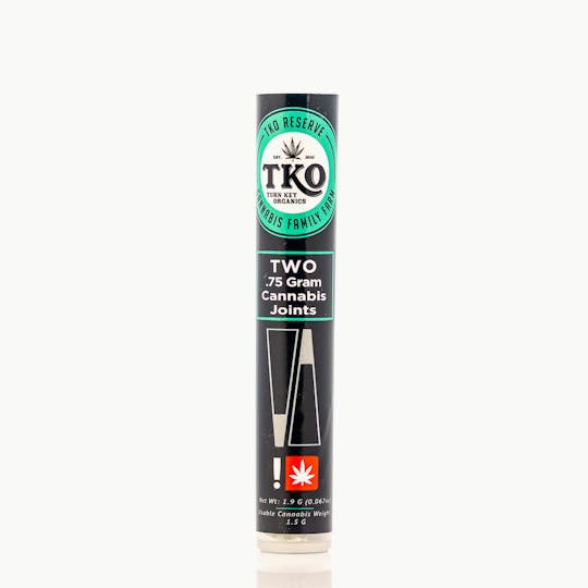 TKO Reserve - Gushmintz Doublepacks : Two .75 Gram Joints - 1