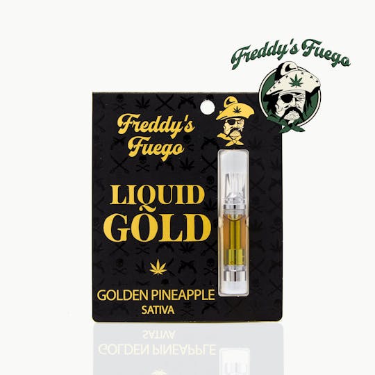 Freddy's Fuego - Golden Pineapple Liquid Gold Cartridge 1g - 1