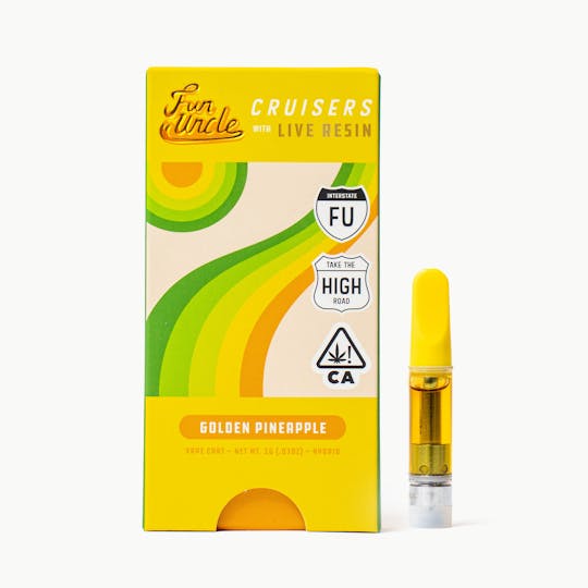 Fun Uncle - Cruisers w/Live Resin - Golden Pineapple - 1g - 1