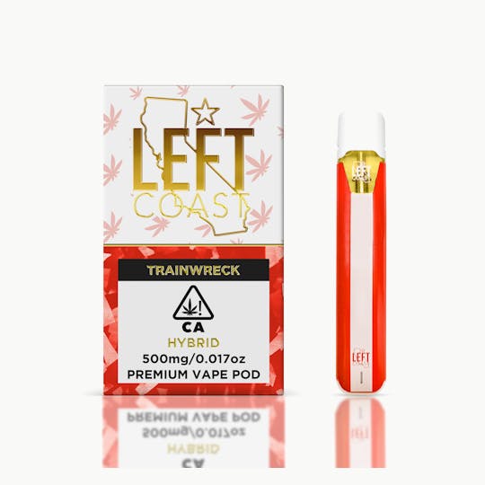 LEFT COAST - Trainwreck- Premium THC Pod .5G - 1