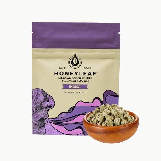 Honeyleaf - Small Cannabis Flower Buds (3.5G) - Indica - 1