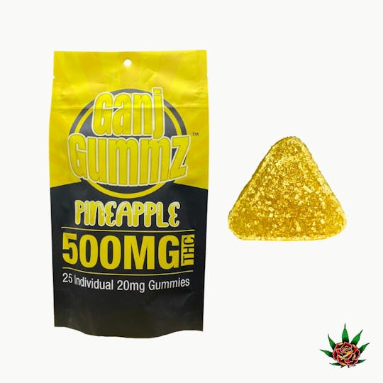 Eden Rose Processing - Ganj Gummz 500mg - Pineapple - 1