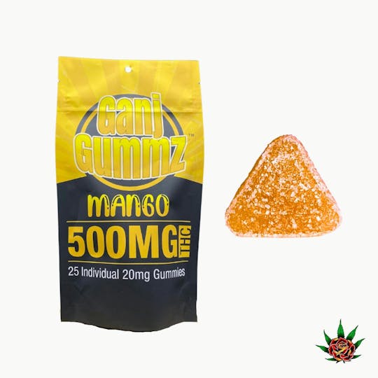 Eden Rose Processing - Ganj Gummz 500mg - Mango - 1