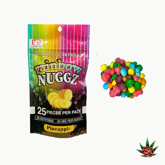 Eden Rose Processing - Rainbow Nuggz 500mg - Pineapple - 1