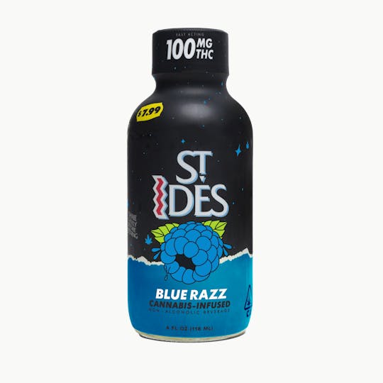 ST IDES - BLUE RAZZ | 4OZ SHOT 100MG - 1