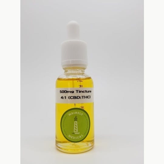 Mainely Medical - Mainely Medical 4:1 THC:CBD Tincture FULL SPECTRUM - 1