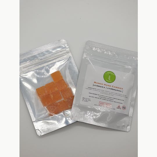 Mainely Medical - Mainely Medical Mango Hard Candies 100mg FULL SPECTRUM - 1