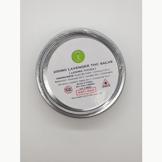 Mainely Medical - Mainely Medical THC Lavender Salve 250mg - 1