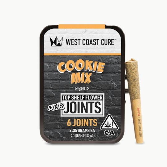 West Coast Cure - Cookie Mix - Top Shelf CUREjoint Minis 6 x .35g - 1