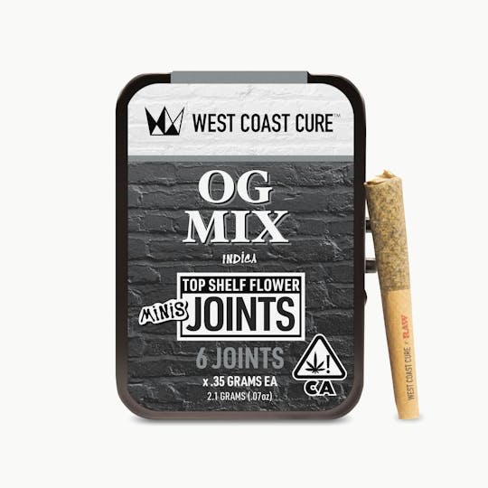 West Coast Cure - OG Mix - Top Shelf CUREjoint Minis 6 x .35g - 1