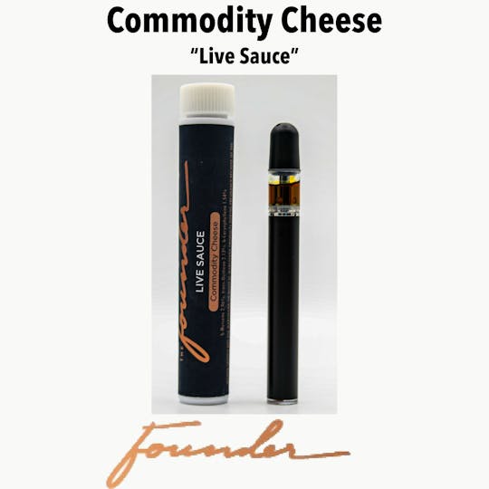 The Founder - The Founder .3 Disposable- Commodity Cheese Live Sauce - 1