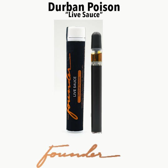 The Founder - The Founder .3 Disposable- Durban Poison Live Sauce - 1