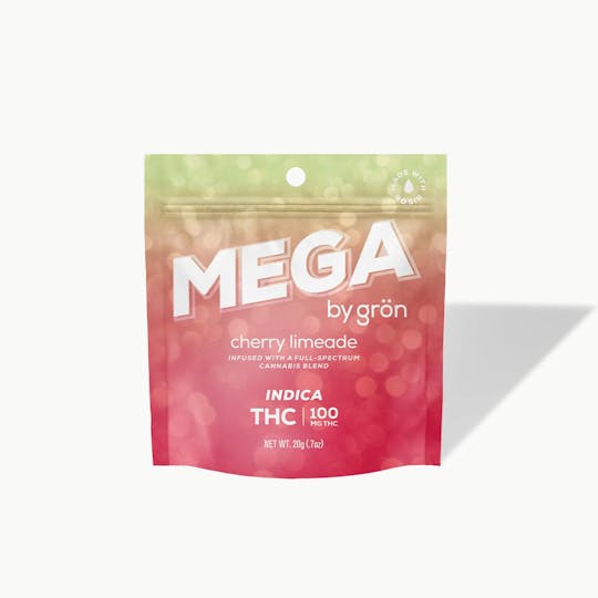 Grön Edibles - Grön THC Cherry Limeade Mega Pearl - 1