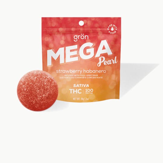 Grön Edibles - Grön THC Strawberry Habanero Mega Pearl - 1