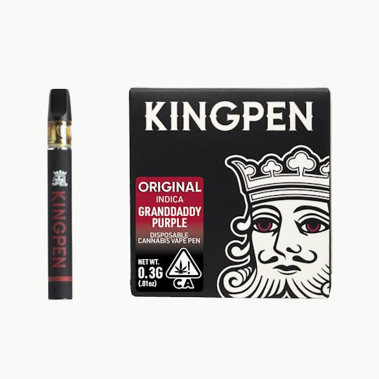 KINGPEN - KINGPEN | Granddaddy Purple .5g Disposable Vape Pen - 1